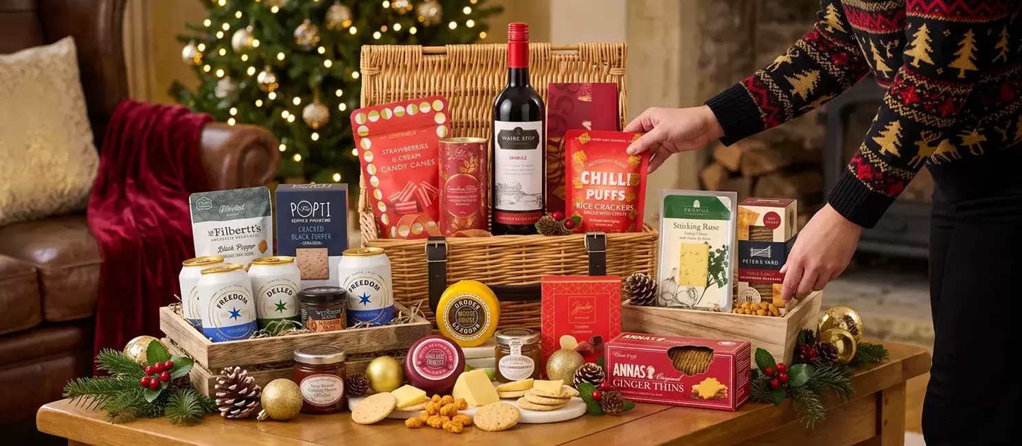 The five MakeHampers Christmas hampers our taste tester will score