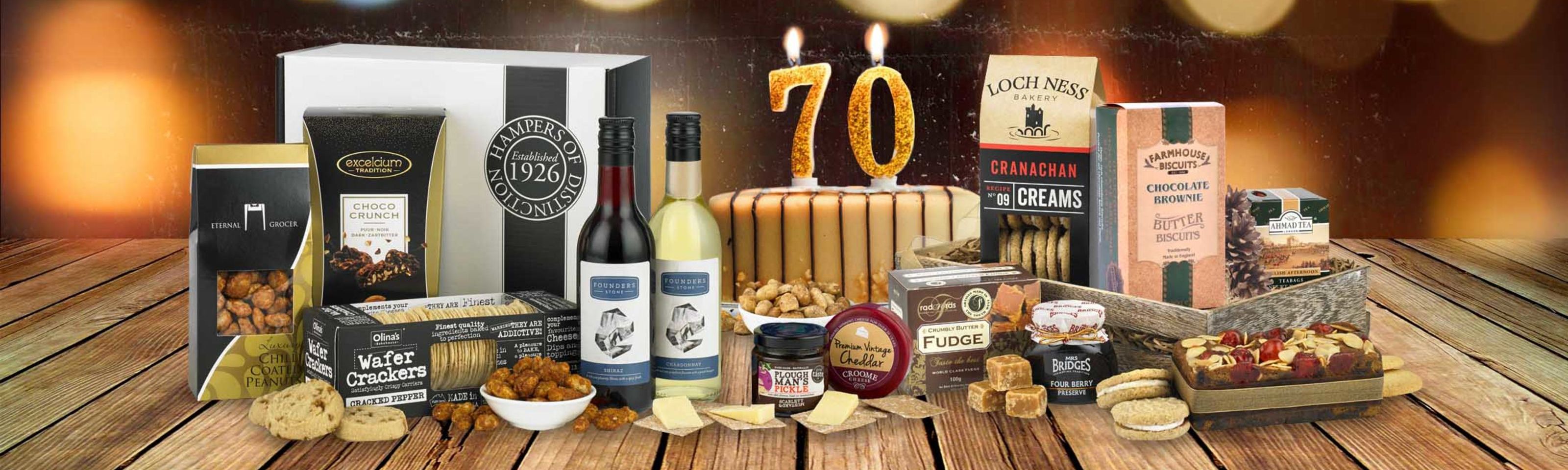 70th Birthday Gift Hampers