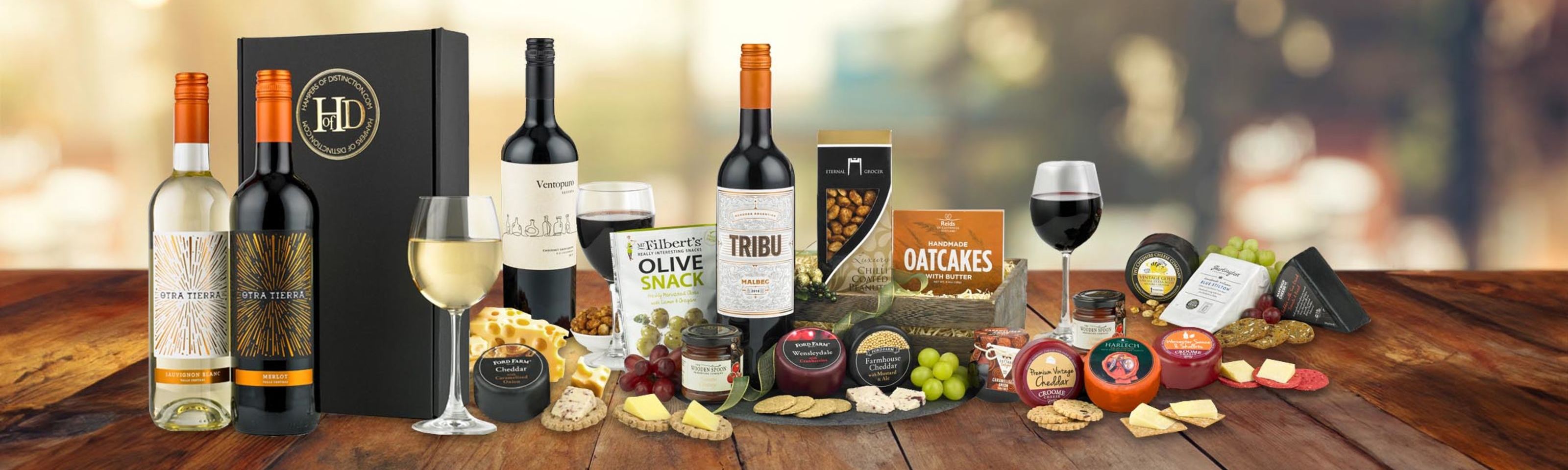 Cheese & Wine Hampers