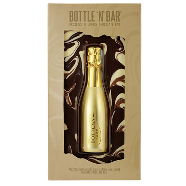 Bottle N Bar - Prosecco & Milk, White & Dark Chocolate
