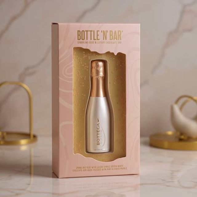 Bottle N Bar - Sparkling Rose & White Chocolate